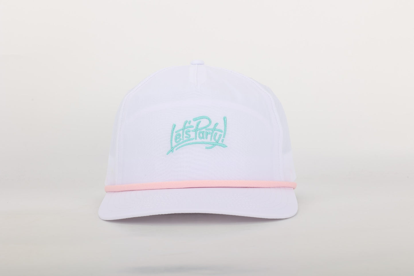 Let's Party! Beach Rope Hat - White