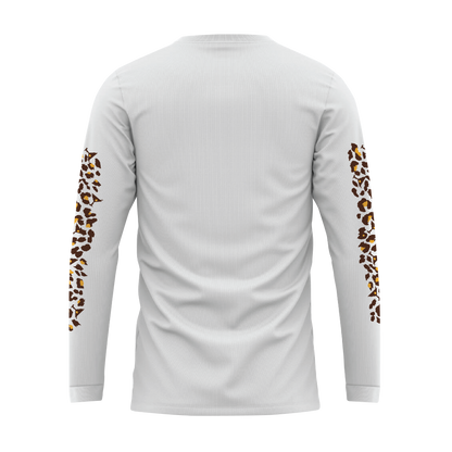 Let's Party Leopard Long Sleeve Tee